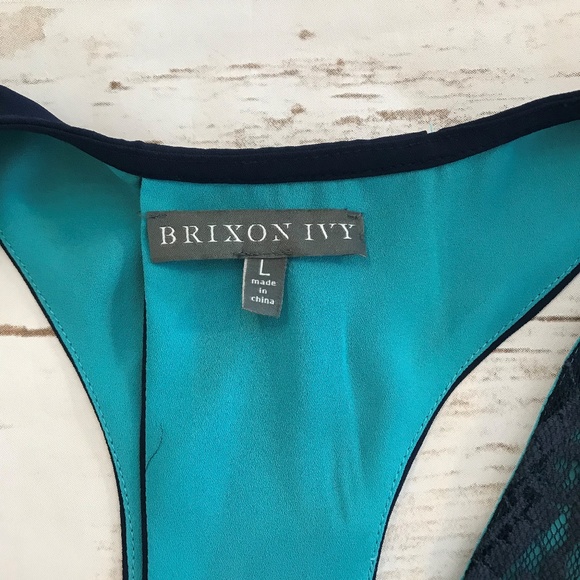 Britxton Ivy Lace Criss Cross Back Tank - Picture 4 of 4